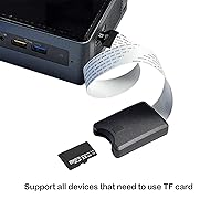 Vista 4 de ASHATA Adaptador de cable de extensión de tarjeta SD a Mini SD, extensor flexible con funda, cable extensor TF a TF para impresora