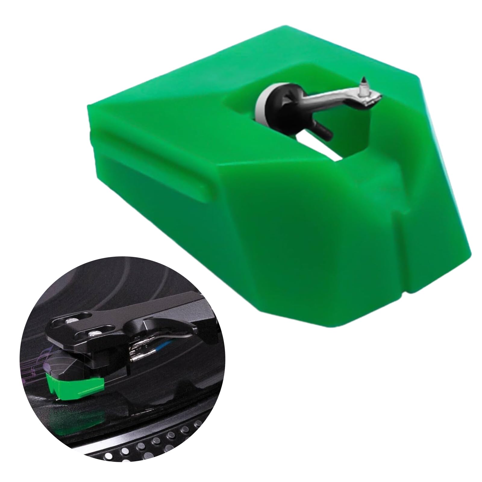 Tip Phonograph Needle Record Player Needle With Brush Phonograph Replacement Part For VMN95SP