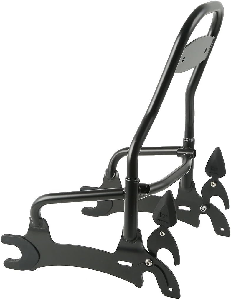 XMT-Moto 12" Black Backrest Passenger Sissy Bar fits for 2018 Chief,2016-2018 Chief Dark Horse,2014-2018 Chief Vintage,2014-2018 Chief Classic
