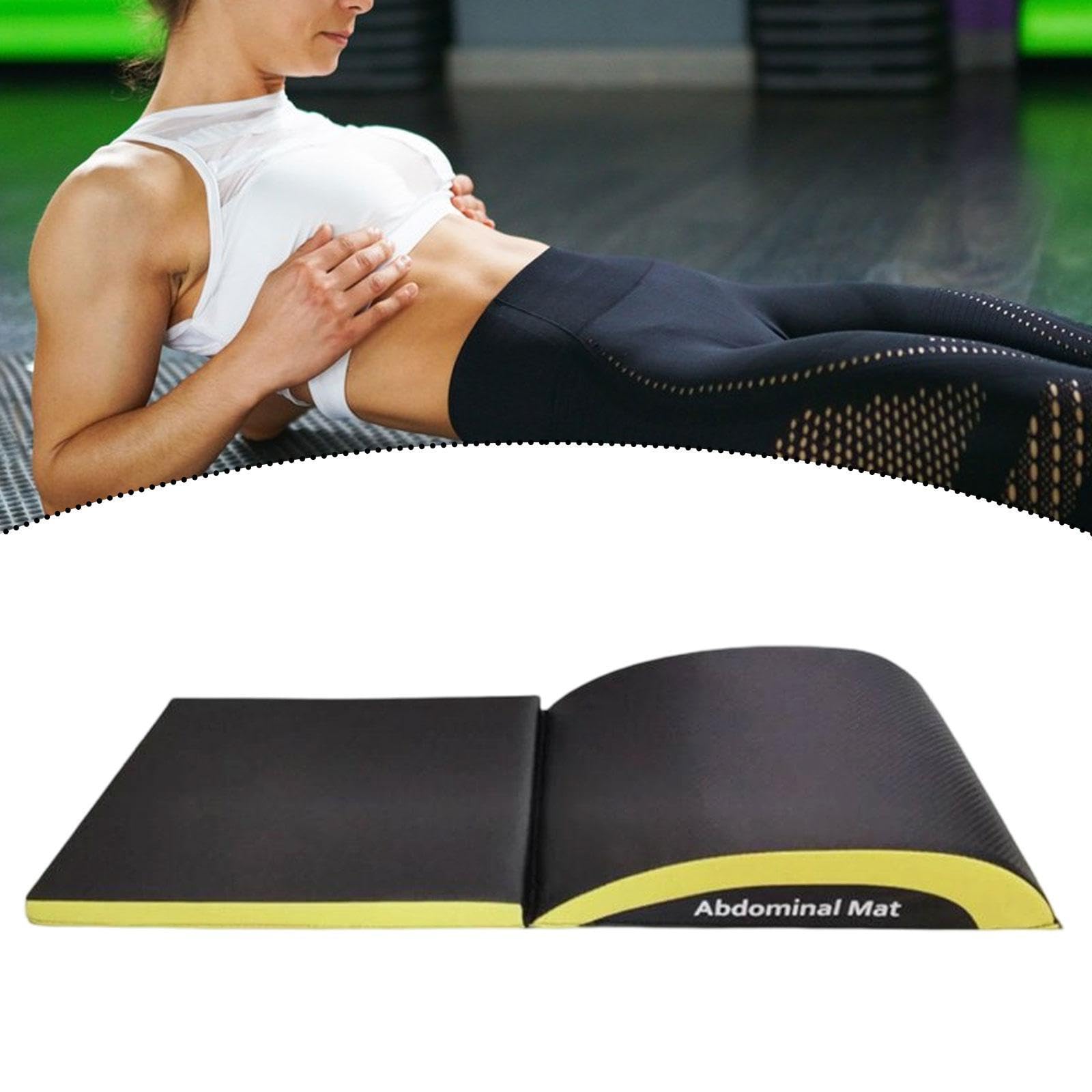 QSTDGVPW Ab Exercise Mat Ab Workout Device Portable Full Range Motion Lumbar Support Tailbone Protector Cushion Sit up Back Pad