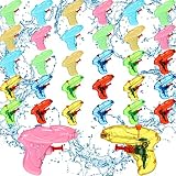 32 Pack Mini Water Gun for Boys and Girls, Colorful Blaster Squirt Guns 8 Styles Small Plastic Pisto