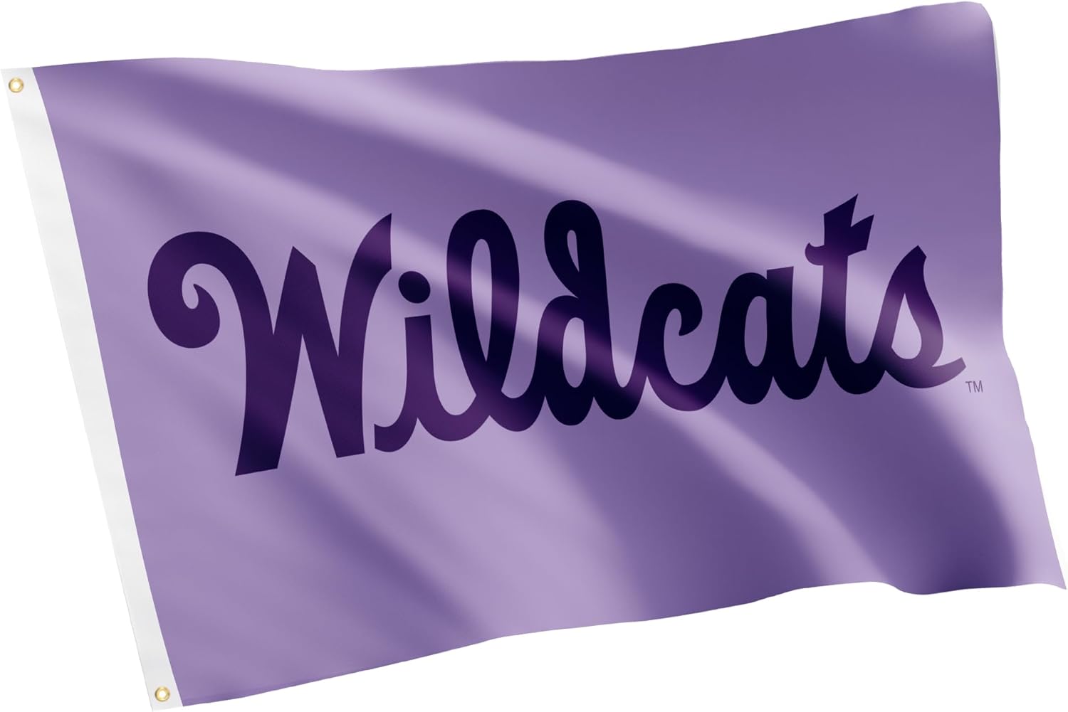 Desert Cactus Kansas State University KSU Flag - 3 x 5 Feet Wildcats Banner, Indoor/Outdoor Durable Fabric, 100% Polyester Design (Style B)