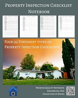 Inspect, Record, Maintain: Property Inspection Checklist Notebook: Residential, new home, commercial property Inspection checklist