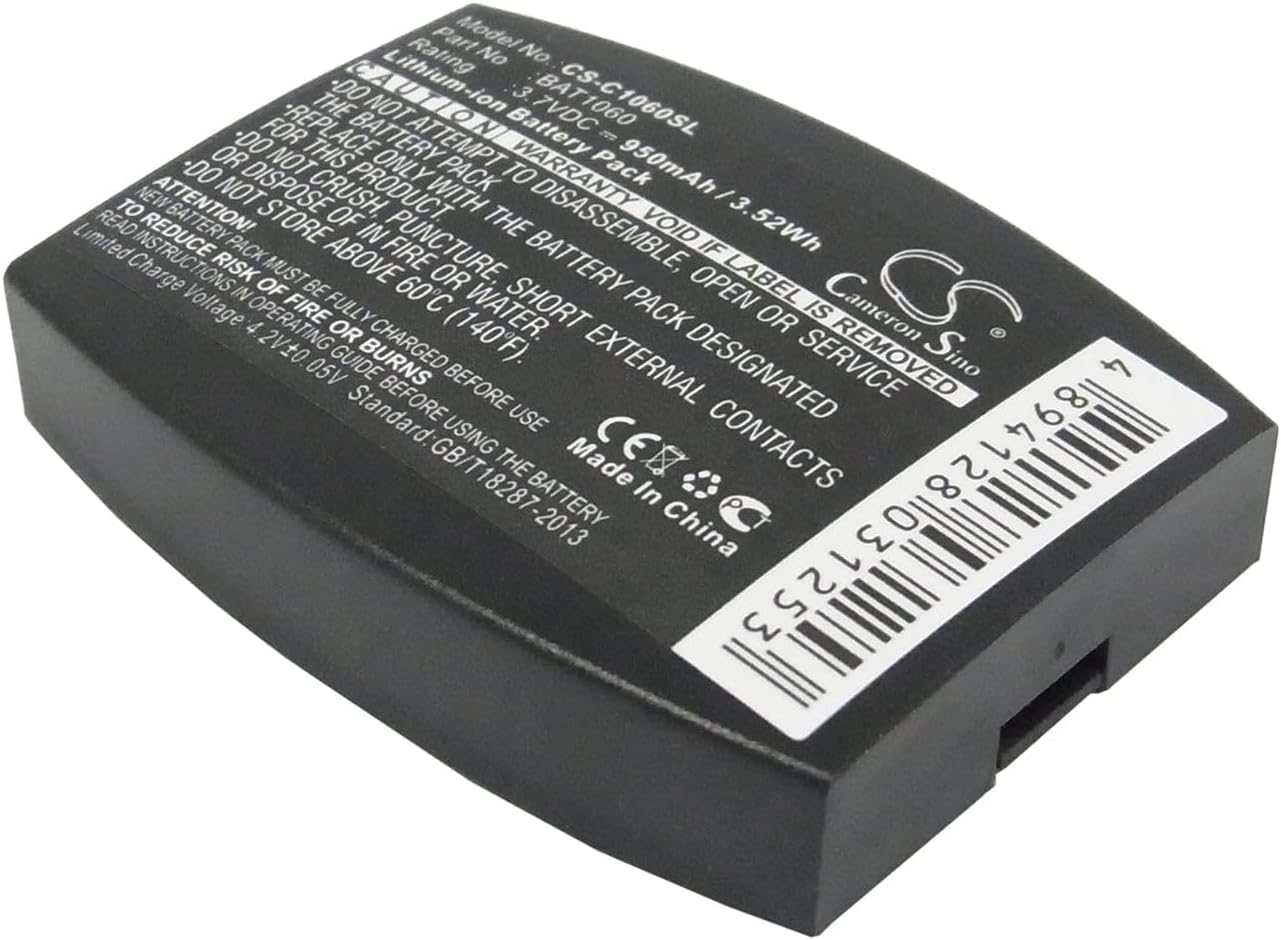 VI VINTRONS 950mAh Battery for 3M C1060 Wireless Intercom