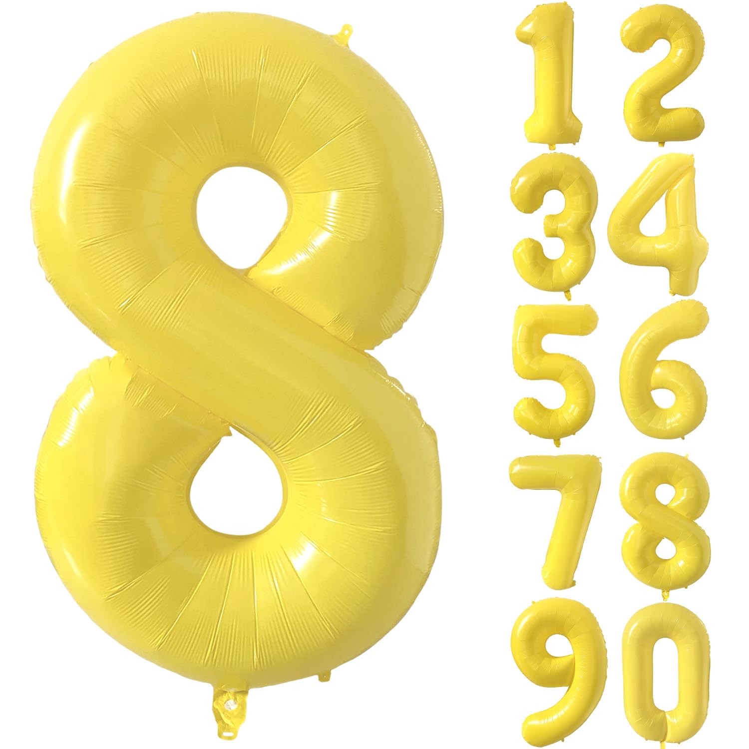 Red 0 balloon 40 Inch Giant Helium Foil Number 0 to 9 Red Balloon Birthday Wedding Party Digital Decorations (Number 0) — view 401