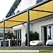 Windscreen4less 6'x300' Sun Shade Fabric Roll Shade Cloth Cover Wind Screen UV Block for Outdoor Pergola Patio Backyard Garden Greenhouse, Yellow