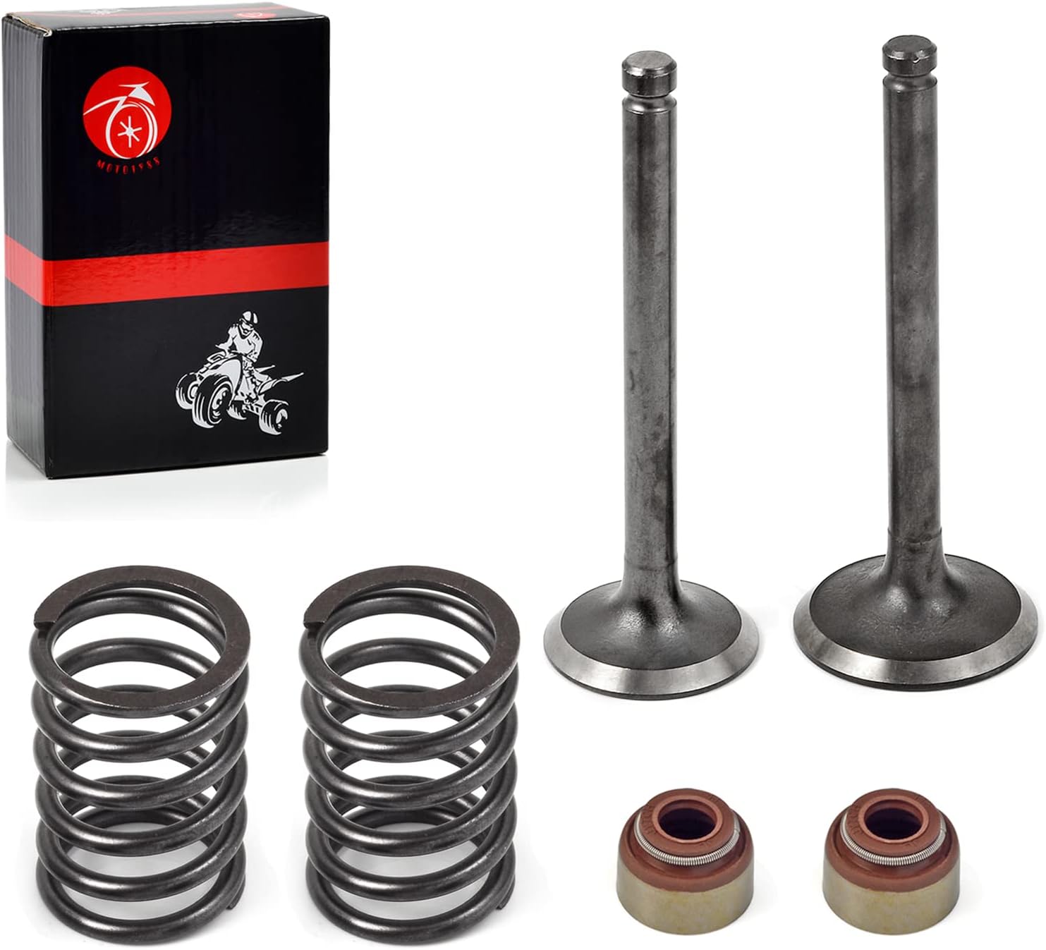 Intake Exhaust Valve Seal Spring Kit For Club Car Golf Cart 290cc DS Predent FE290 1992-Up 1016447 1016448