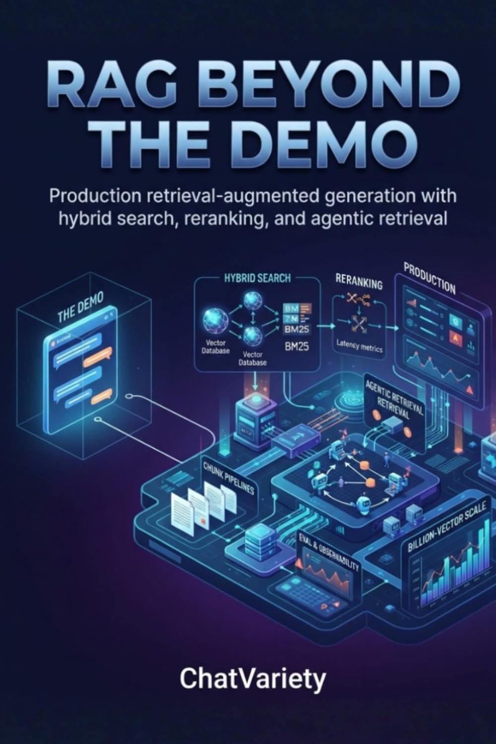 RAG Beyond the Demo: Production retrieval-augmented generation with hybrid search, reranking, and agentic retrieval (Applied LLM Engineering Series)