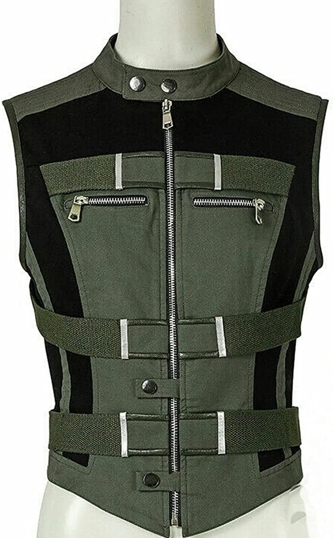 Women's Yelena Belova Vest - Cosplay Costume Green Vest for Halloween Outfits