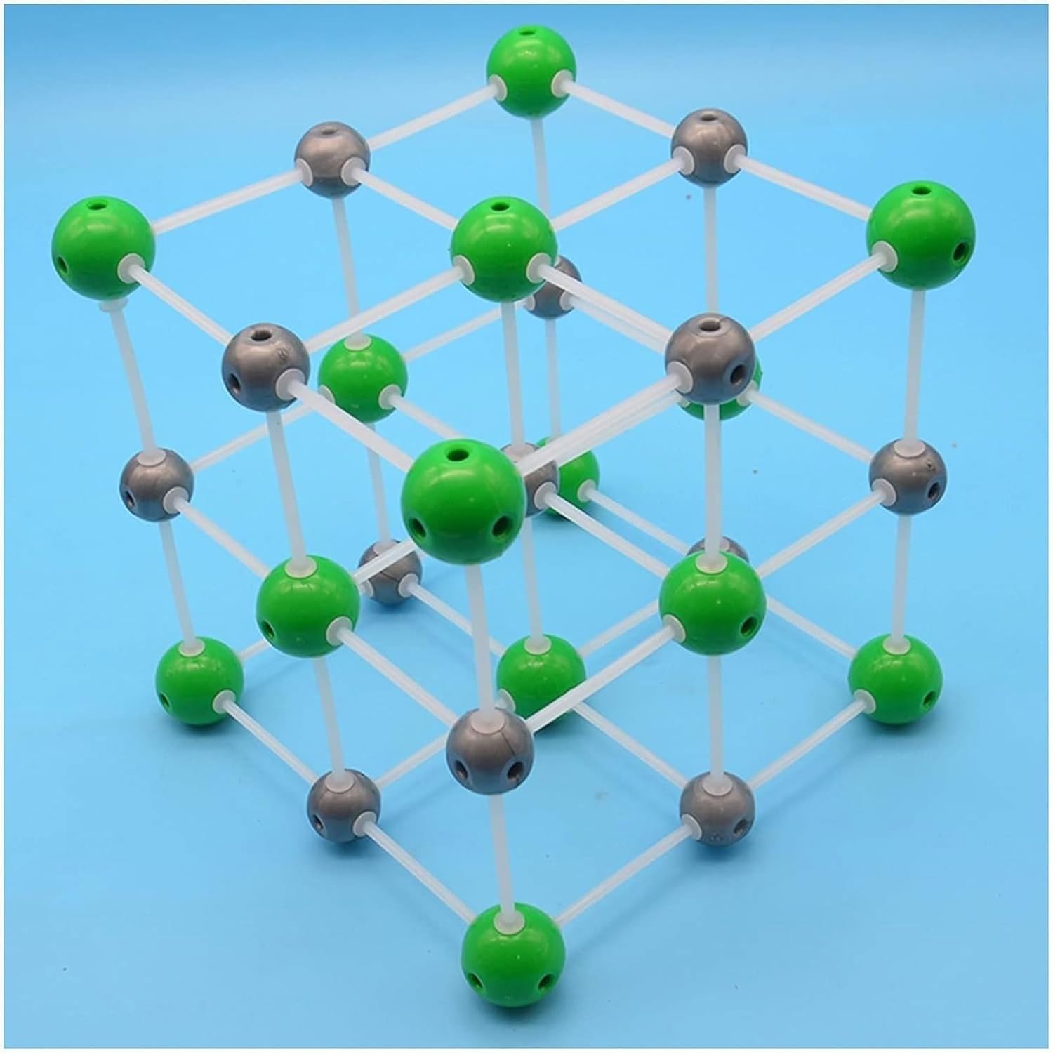 ZXYHLLGK PVC Sodium Chloride Crystal Unit Cell Model, Face-Centered Cubic