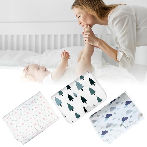 Miniatura 5 de Cambiador portátil para bebé, cambiador de viaje para mamá y papá, ideal para regalar como regalo de bienvenida de recién nacido