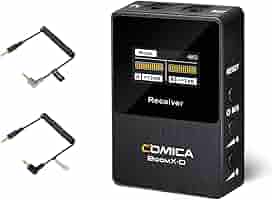 COMICA BoomX-D  D2 ワイヤレスピンマイク 2送信機1受信機 Amazon.co.jp: Comica BoomX-D D2 ワイヤレスカメラマイク