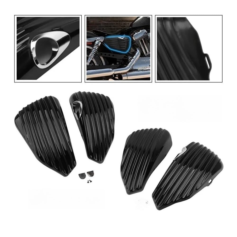 Copertura Per Batteria Lato Sinistro E Destro Nera Per Sportster XL1200N XL Per Iron 883 1200 Dal 2004 In Poi Accessori Per Moto