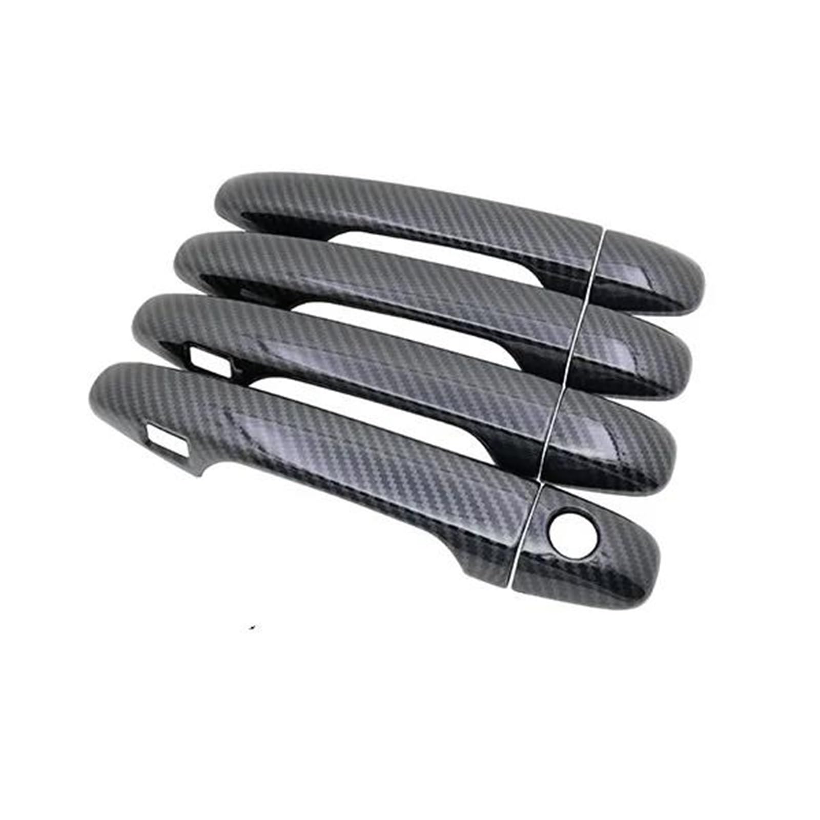 Yytemd Keyless Entry Car Door Handle Cover Exterior Moulding Trim Protector For Toyota For Prius Xw30 Zvw30 2010-2015 Chrome(Keyless Entry)