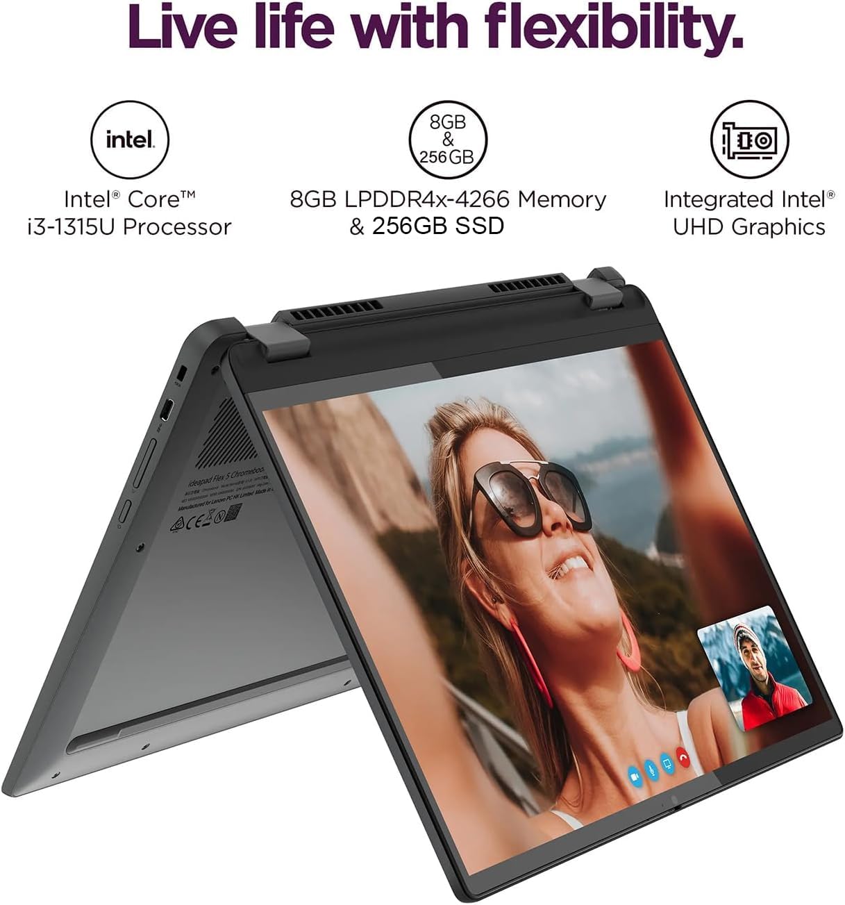 Amazon.com: Lenovo IdeaPad Flex 5i Chromebook Plus, 14