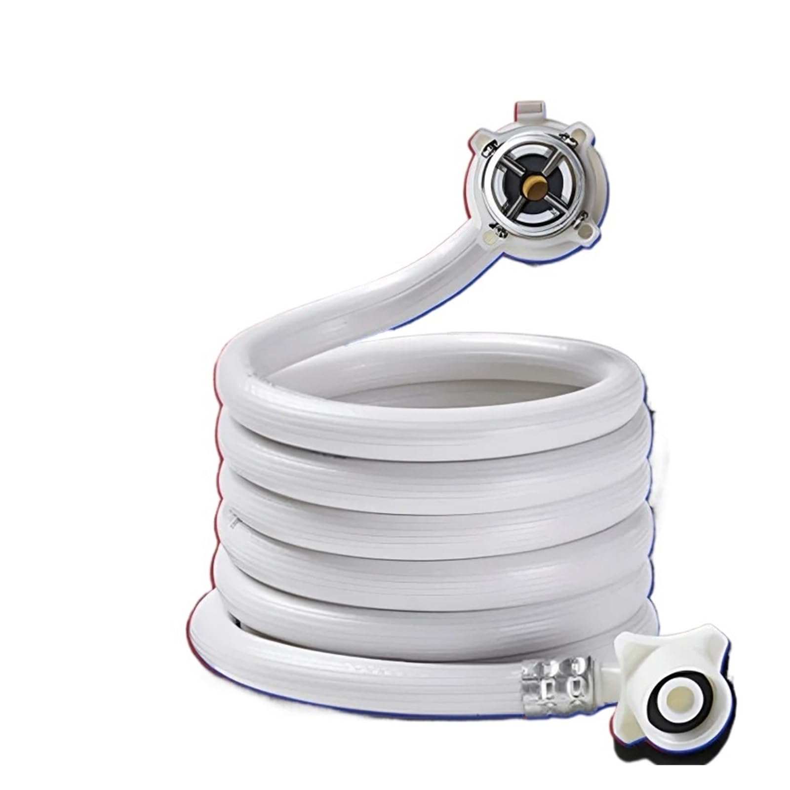 Manguera de entrada de agua a prueba de explosiones, lavadora Universal completamente automática, extensión de agua extendida(5m steel head)