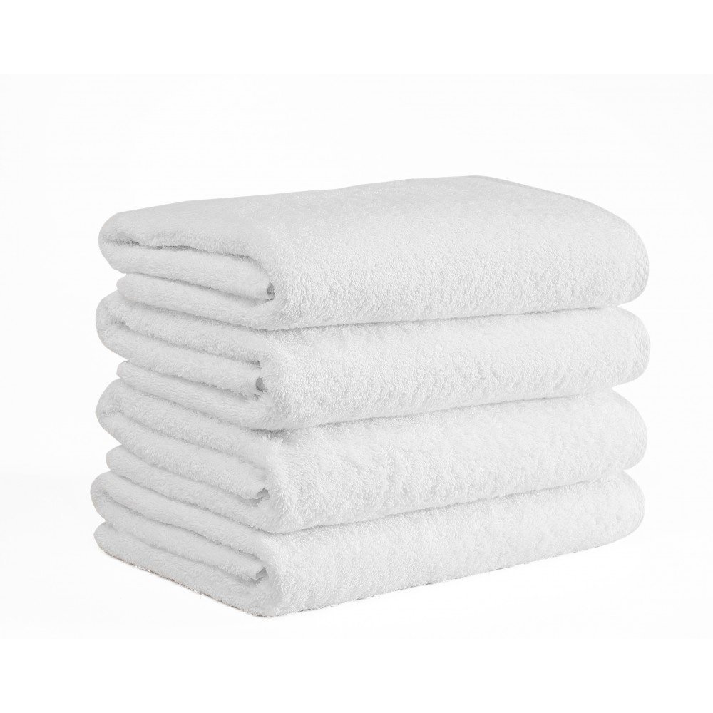 Extra Large Oversized Bath Towels-100% Cotton Turkish Towels for Hotel and Spa, Maximum Softness and Absorbency Bath Sheet, 39 Ounces (Large 40 by 87 Inch), Pack of 4, White