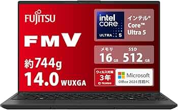 Amazon.co.jp: 富士通 ノートパソコン 日本製 FMV LIFEBOOK WU2/J3 (MS