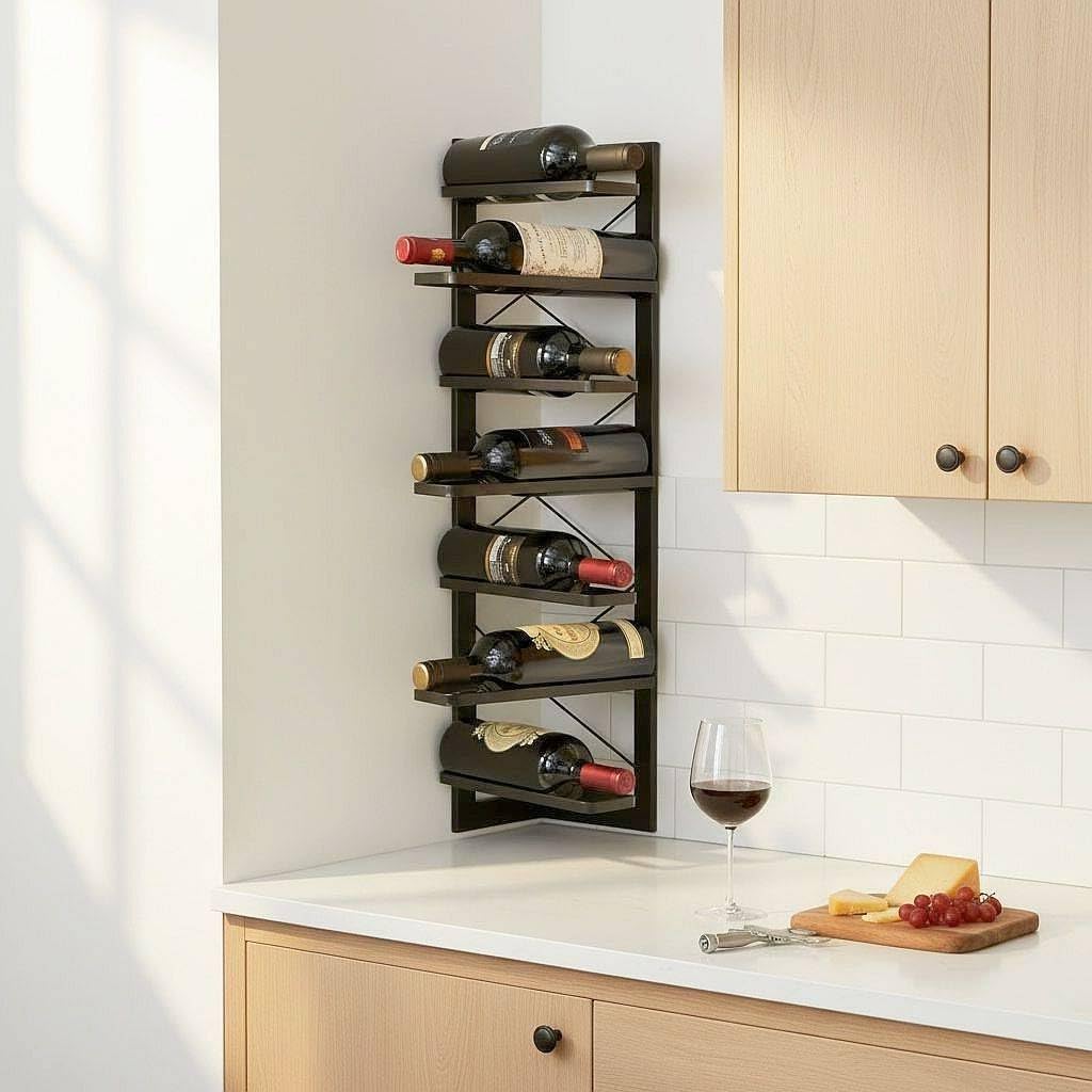 DanDiBo 96292 - Scaffale angolare da parete, 70 cm, 96292
