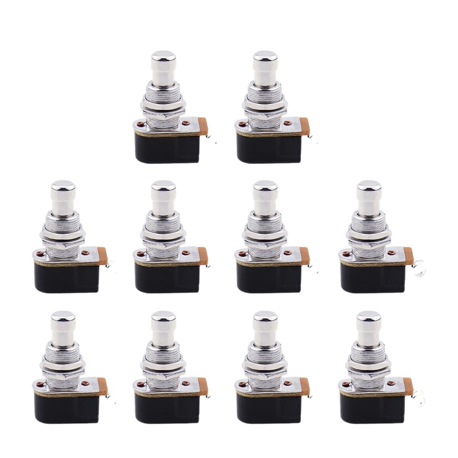 10 pezzi effetti for chitarra elettrica pedale box pulsante a sfioramento momentaneo interruttore a parti di