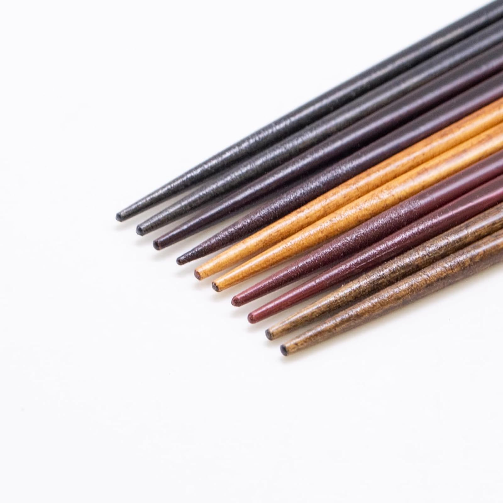 Sunlife S-03063 Chopsticks Dishwasher-Safe, 8.9 inches (22.5 cm), 5 Pairs Set, For Visitors, Dyed Wood Natural, Made in Japan — Amazon image 3