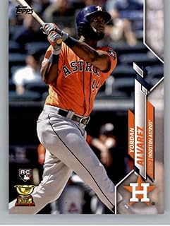 2020 Topps Baseball #276 Yordan Alvarez RC Rookie Card Houston Astros Official MLB Baseball Trading Card In Raw (NM or Bet...
