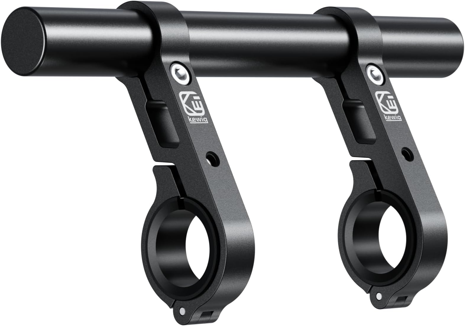 BRCOVAN Aluminum Alloy Handlebar Extender Extensions with 8'' Long Cross Bar with Double Clamp Mounting Base Fit 0.875'' / 1'' / 1.125'' / 1.26'' Handlebars for Bike Bicycle Motorcycle Scooter ATV