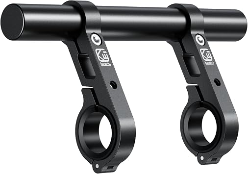 BRCOVAN Aluminum Alloy Handlebar Extender Extensions with 8 Long Cross Bar with Double Clamp Mounting Base Fit 0.875 / 1 / 1.125 / 1.26 Handlebars for Bike Bicycle Motorcycle Scooter ATV