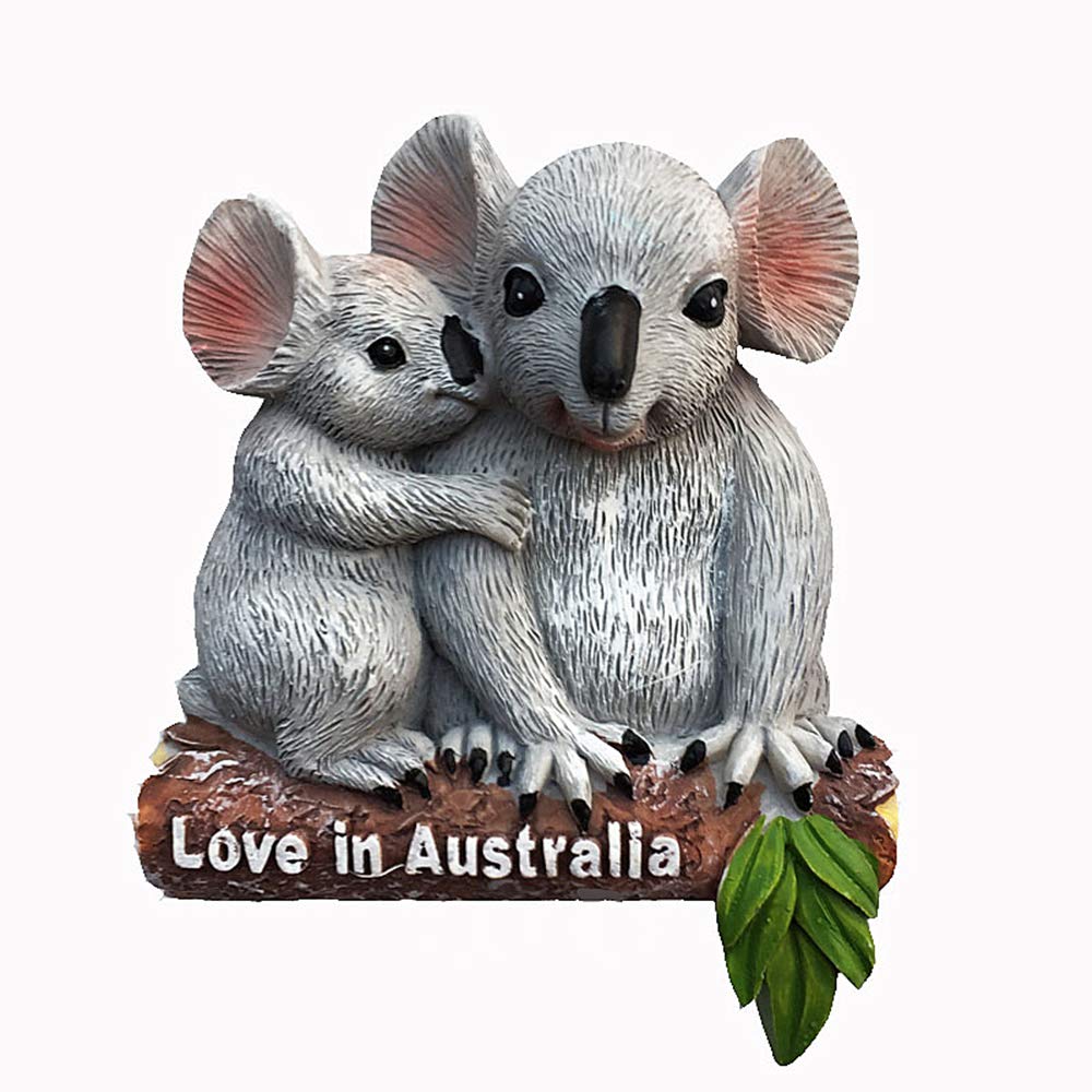 Magnete Da Frigorifero 3D Australia – Souvenir In Poliresina Fatto A Mano – Decorazione Casa E Ufficio 8,5x8,5 Cm - 2