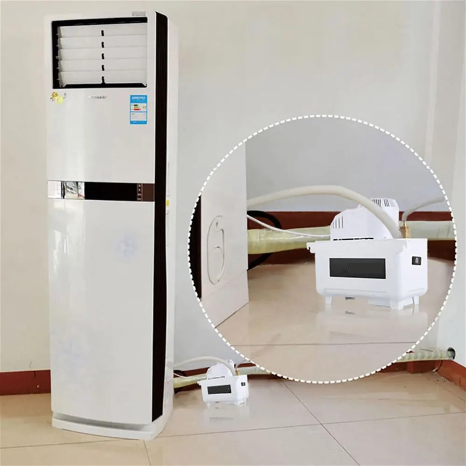 Pompe de Relevage Climatisation, Pompe de vidange de climatisation centrale 40 W Pompe de relevage de condensat de climatiseur silencieux entièrement automatique