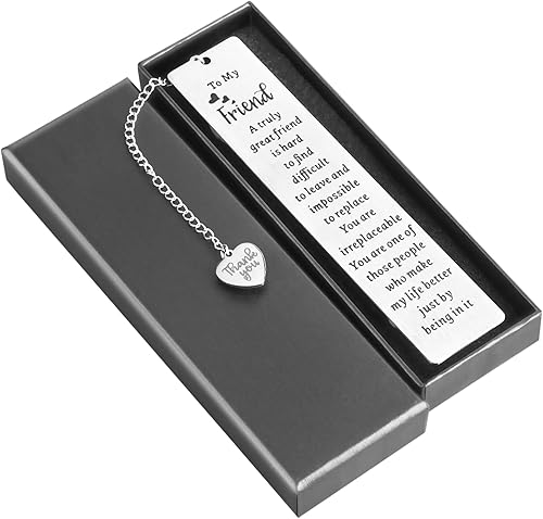 Ouligay Marcapáginas para amigos, regalos para mejores amigas, marcapáginas de amistad para mujeres, amantes de los libros, mejores amigas, amigas