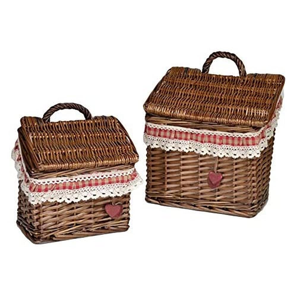 Vacchetti 2315470000 Basket, Wicker, Multicolor, Small, 2 Units
