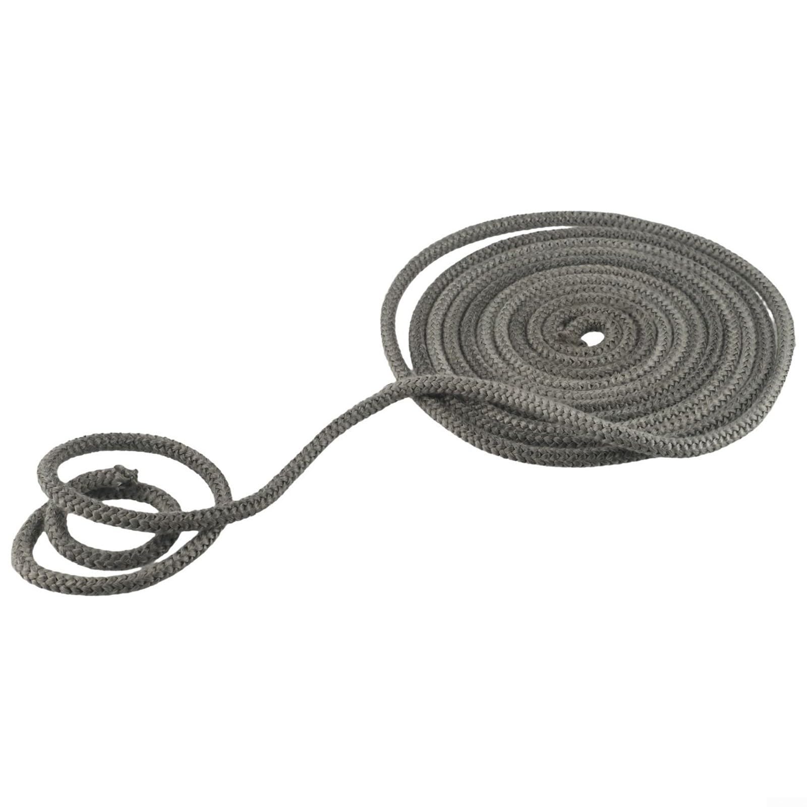 Corda per stufe/Wizard, Cavo for guarnizione della porta stufa in fibra di vetro nero, dimensioni multiple(8mm*4m)