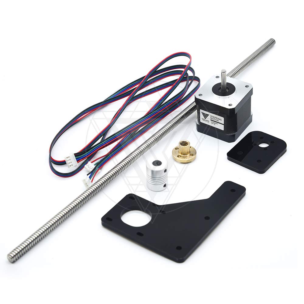 TEVO Tarantula Dual Z Axis Upgrade Kit Nema 42 Step Motor & T82 Lead Screw 375 mm 8mm with Brass Cop