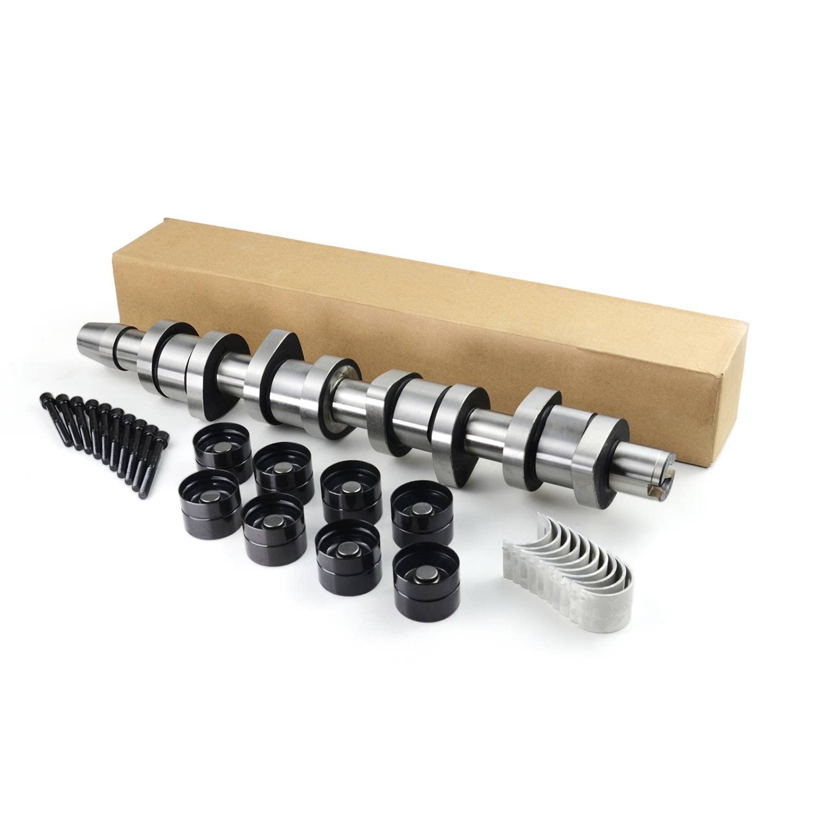 Bisenya Ensemble d'arbres à cames avec robinet de soupape Compatible avec 1.9 PD TDI V W Se-at F0rd Sk0da 038109101R 038103714 038103673A 038109309A