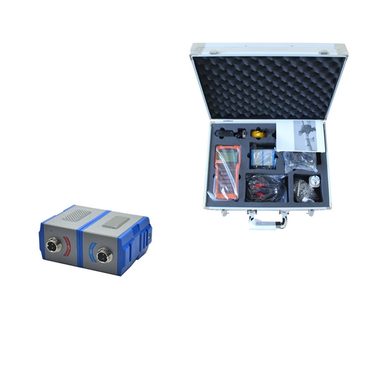 Przepływomierz Szczytowy TUF-2000H ultradźwiękowy miernik przepływu wody TS-2 DN15 ~ DN100mm TM-1 DN50 DN700mm TL-1 DN300 DN6000mm ręczny cyfrowy przepływomierz(Host Plus TS-2)