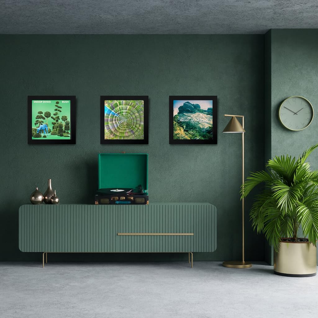 Cornice Art Vinyl flip & frame confezione tripla nera