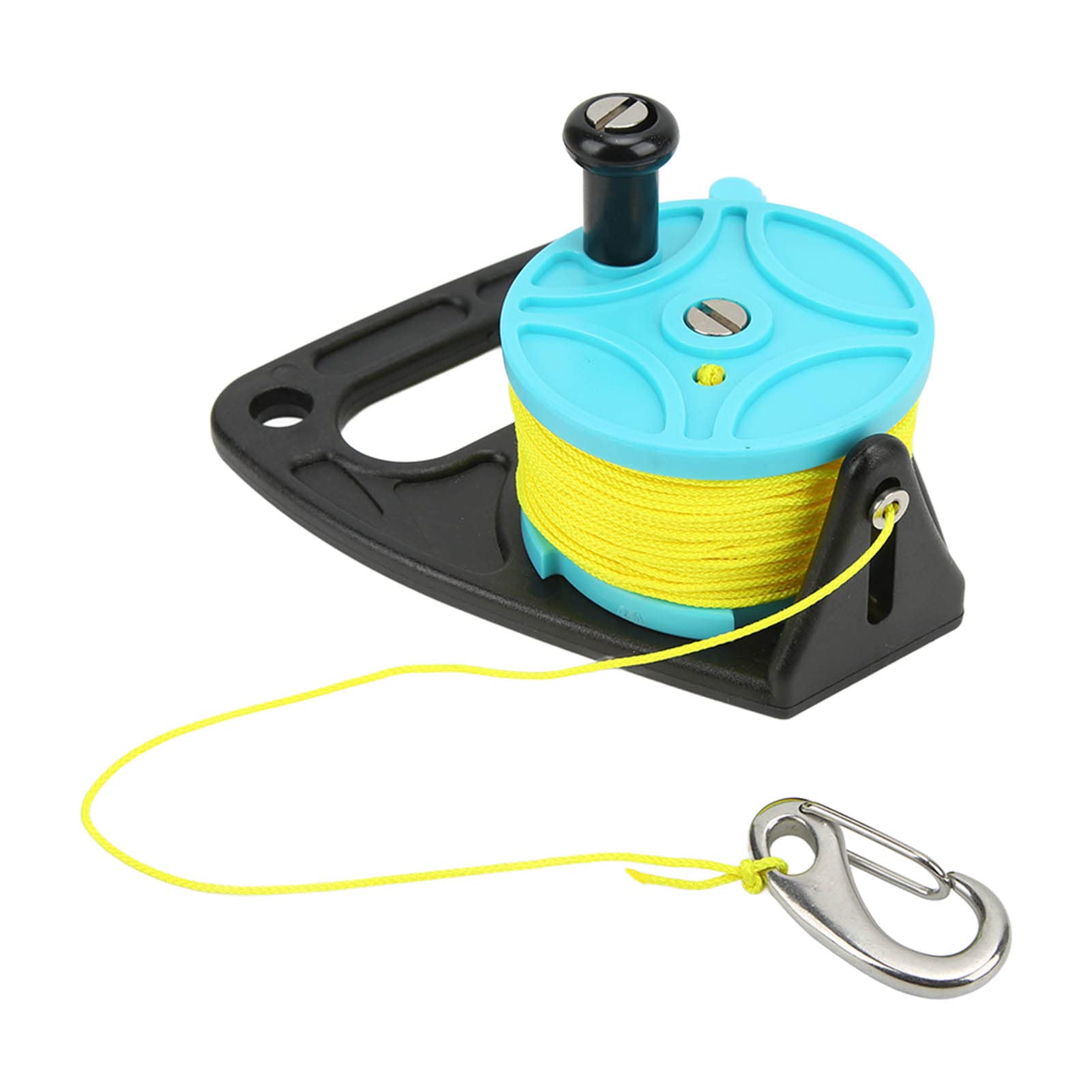 Moulinet De Plongée Avec 46m De Ligne – Nylon Tressé 8 Brins, Pouce De Contrôle, Pour Snorkeling Et Pêche Sous-marine