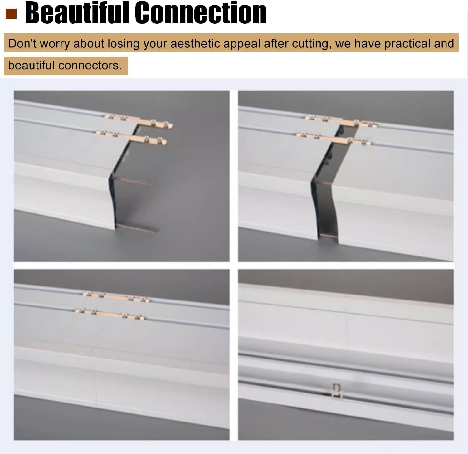 Ceiling-Mounted Double Rail Curtain Track System - 63in Room Divider Set with Valance Rod for Windows - Versatile 3-in-1 Curtain Box Solution (160cm)