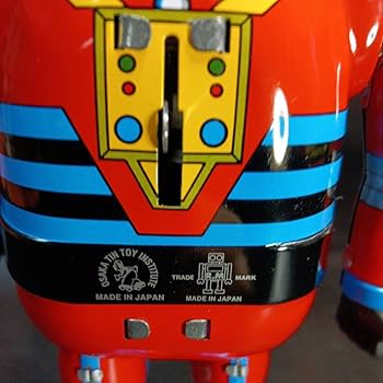 大阪ブリキ　ゼンマイ歩行 ASTRONAUT　ブリキロボット Amazon.co.jp: 大阪ブリキ アストロノーツ ゼンマイ歩行