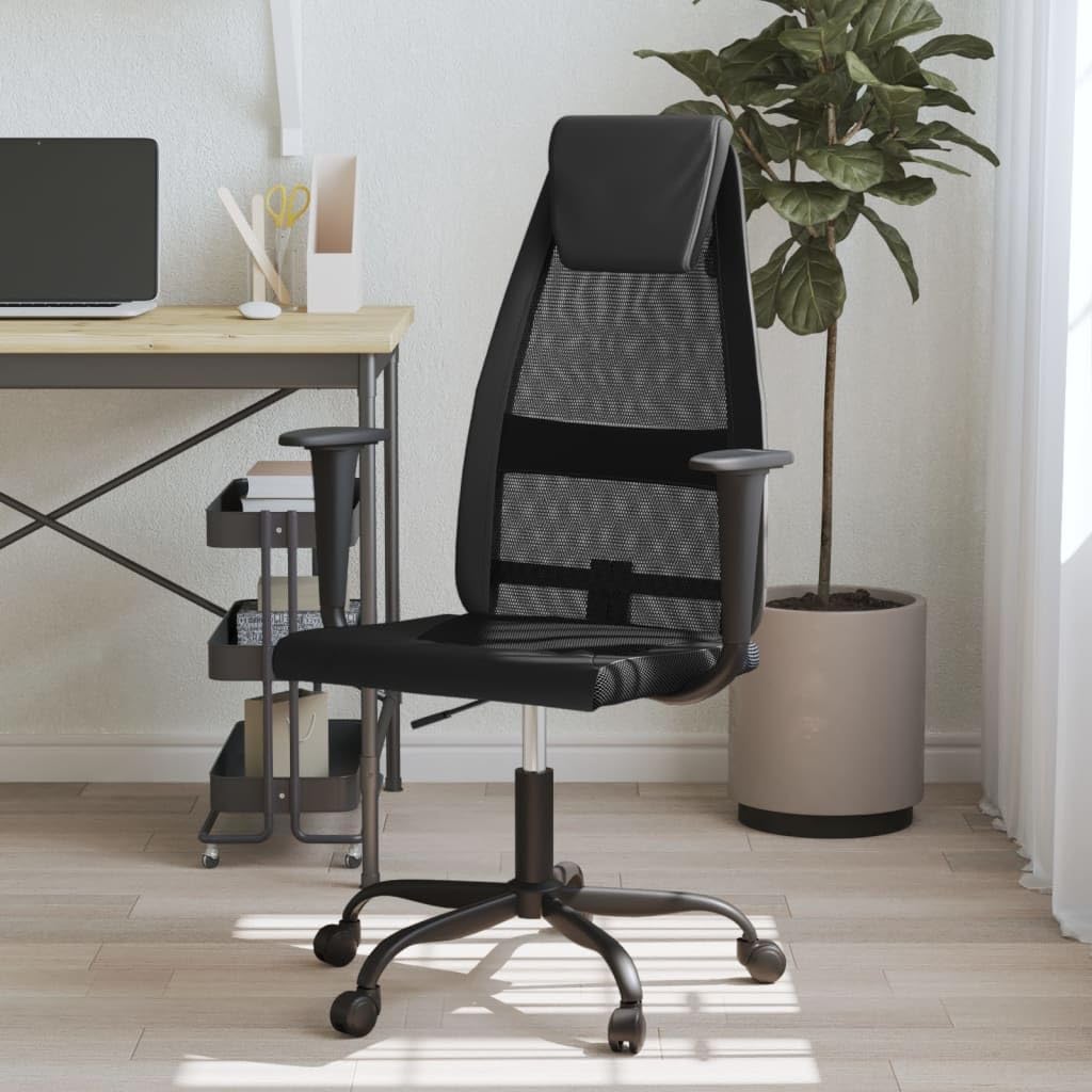 Chaise de bureau contre le mal de dos assise confortable en maille Homgoday