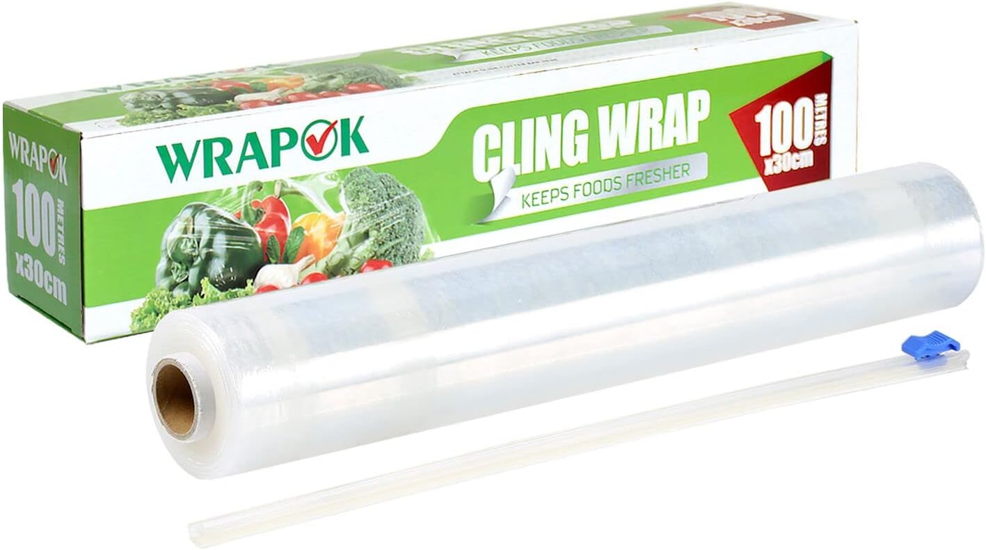 Cling Film All Purpose Food Wrap Cutter Box PVC Catering Quality