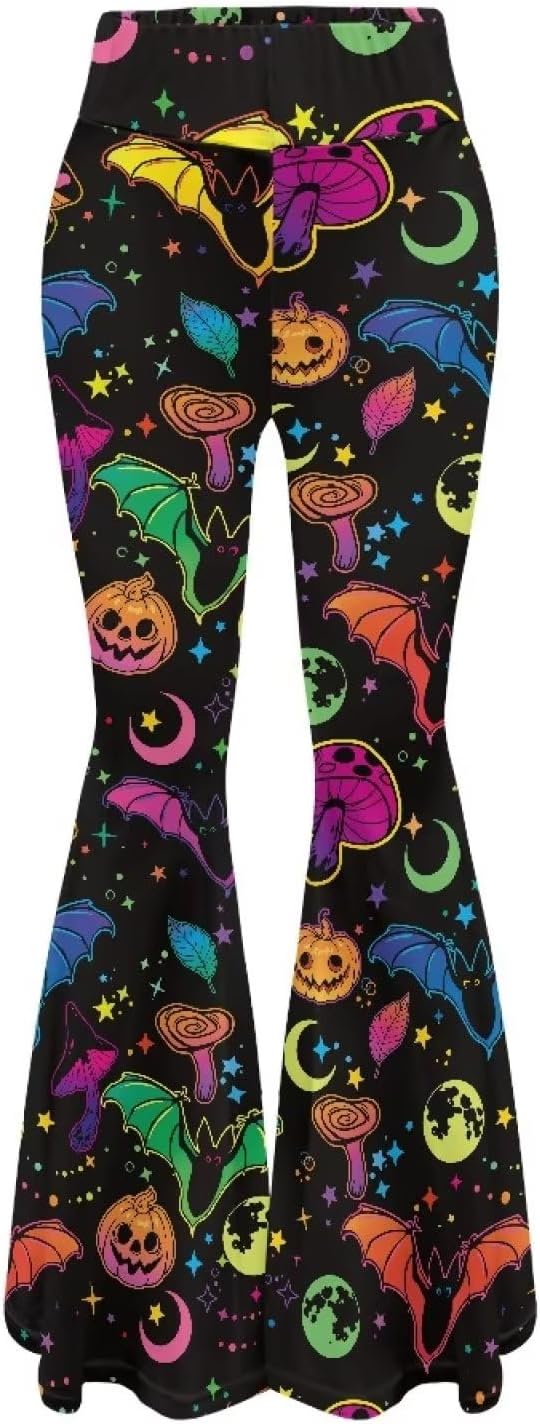 ZOUTAIRONG Flare Leggings for Women S-2XL Tummy Control Flared Yoga Pants for Ladies Bell Bottom Pants