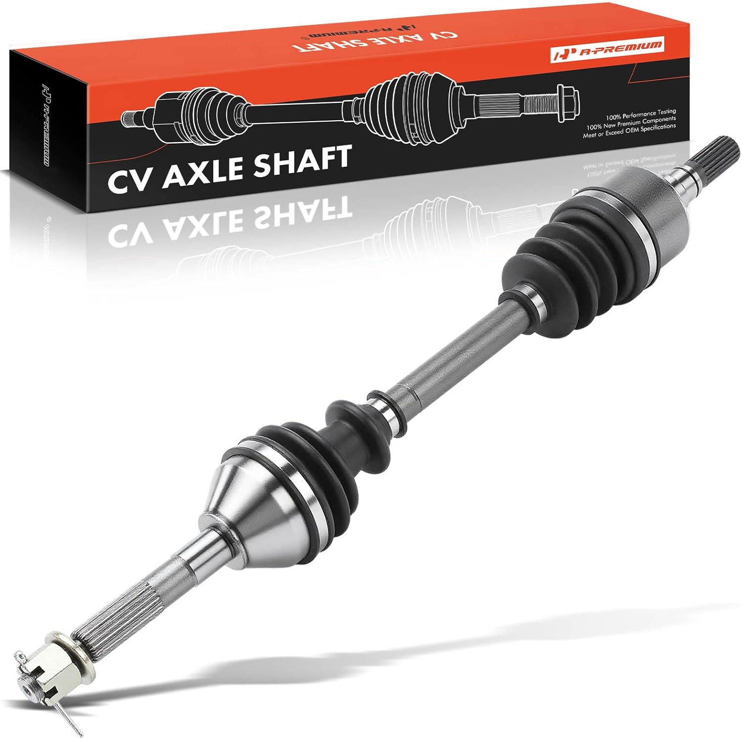 A-Premium CV Axle Shaft Assembly Compatible with Kubota RTV1100 2007-2013, RTV1140 2009-2016, RTV900 2004-2010, RTV900XT 2011-2016, Front Left or Right, Replace# K7581-15310, K7581-15300