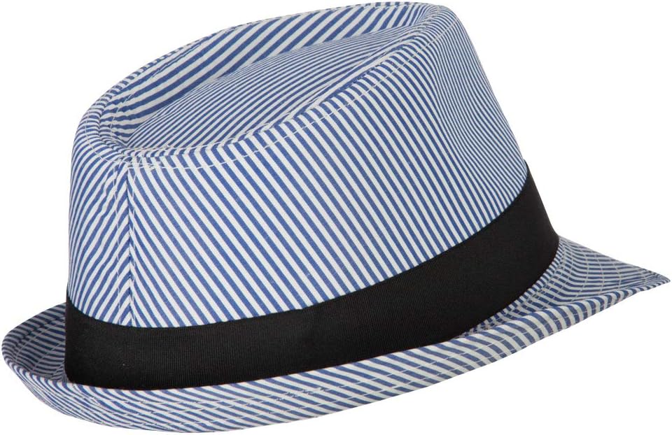 e4Hats.com Kid's Striped Polyester Fedora Hat