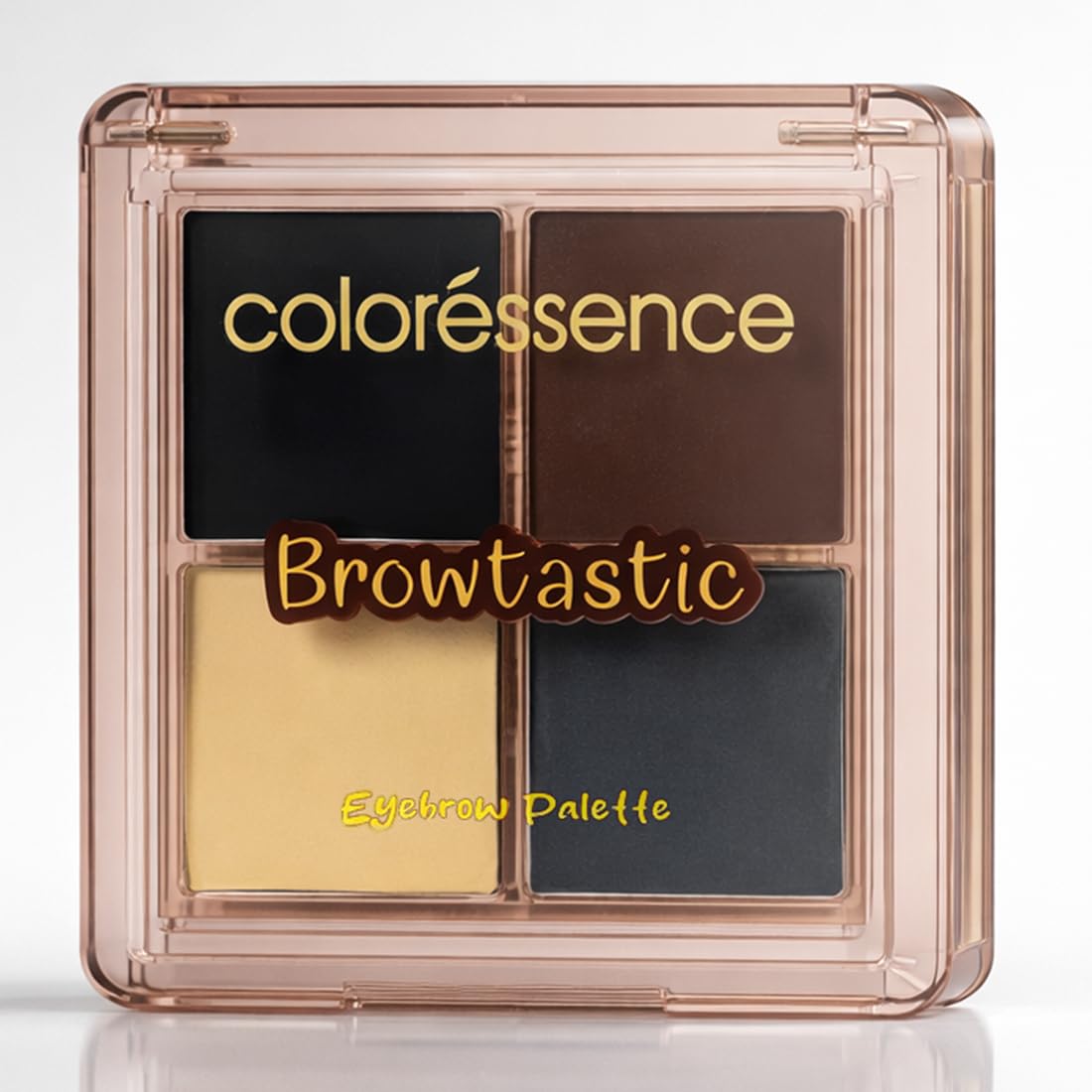 Coloressence 4in1 Browtastic Eyebrow Palette with Brush & Spoolie, 3 Shades + 1 Highlighter/Concealer, 4gm | Long Lasting | Smudgeproof | Define, Sculpt, Highlight, Shadow-image-4