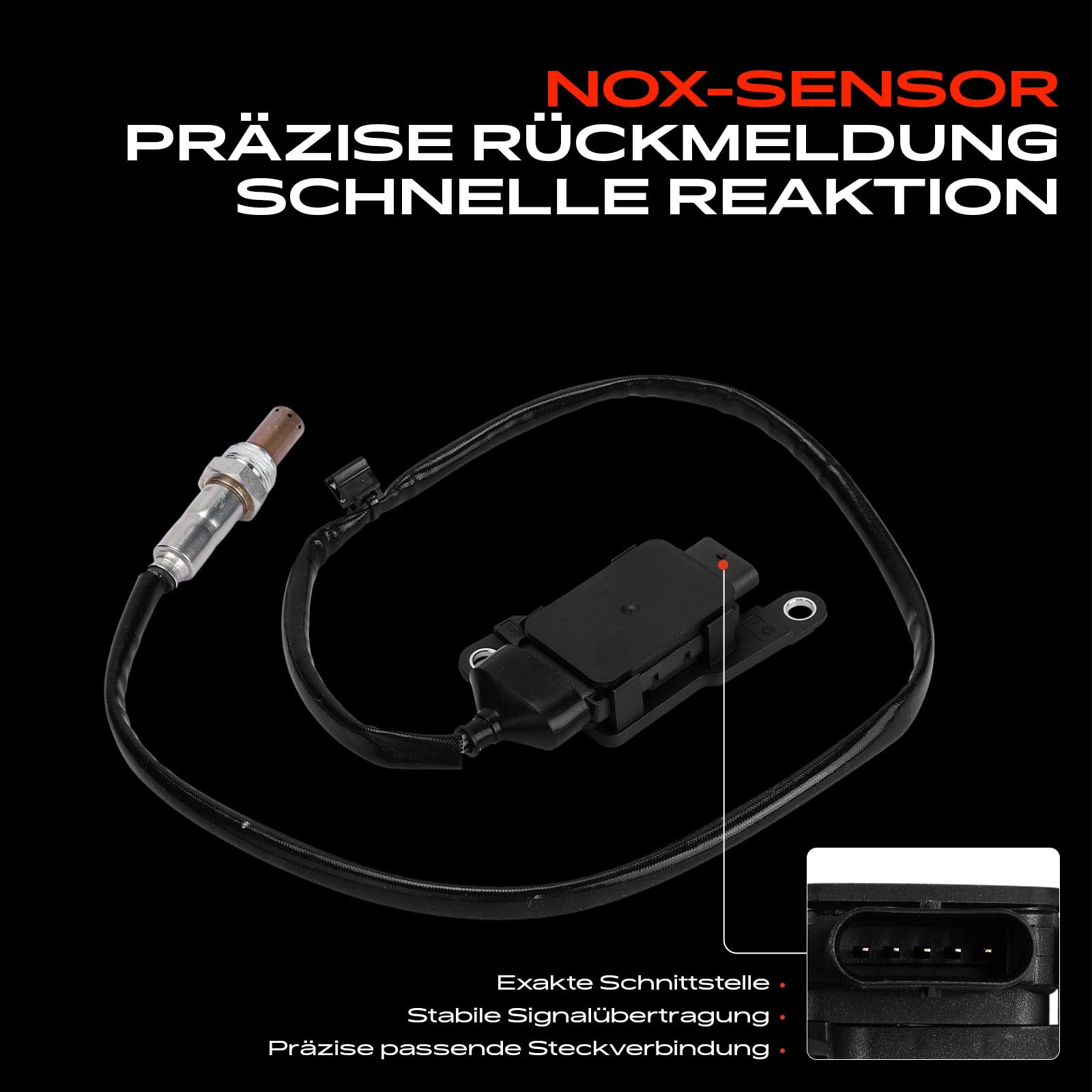 Frankberg Capteur de cliquetis NOx, capteur à 5 broches 04L907807CD,