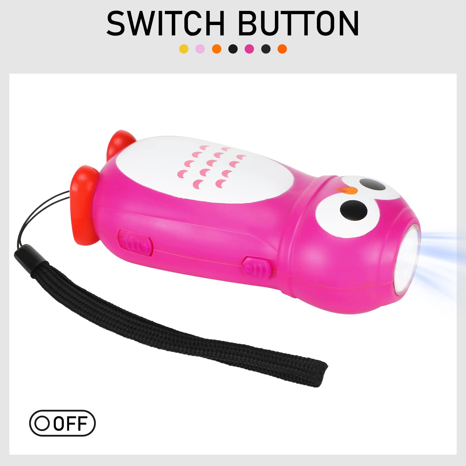 Retisee 8 Pcs Small Flashlights for Kids Toddlers Assorted Mini