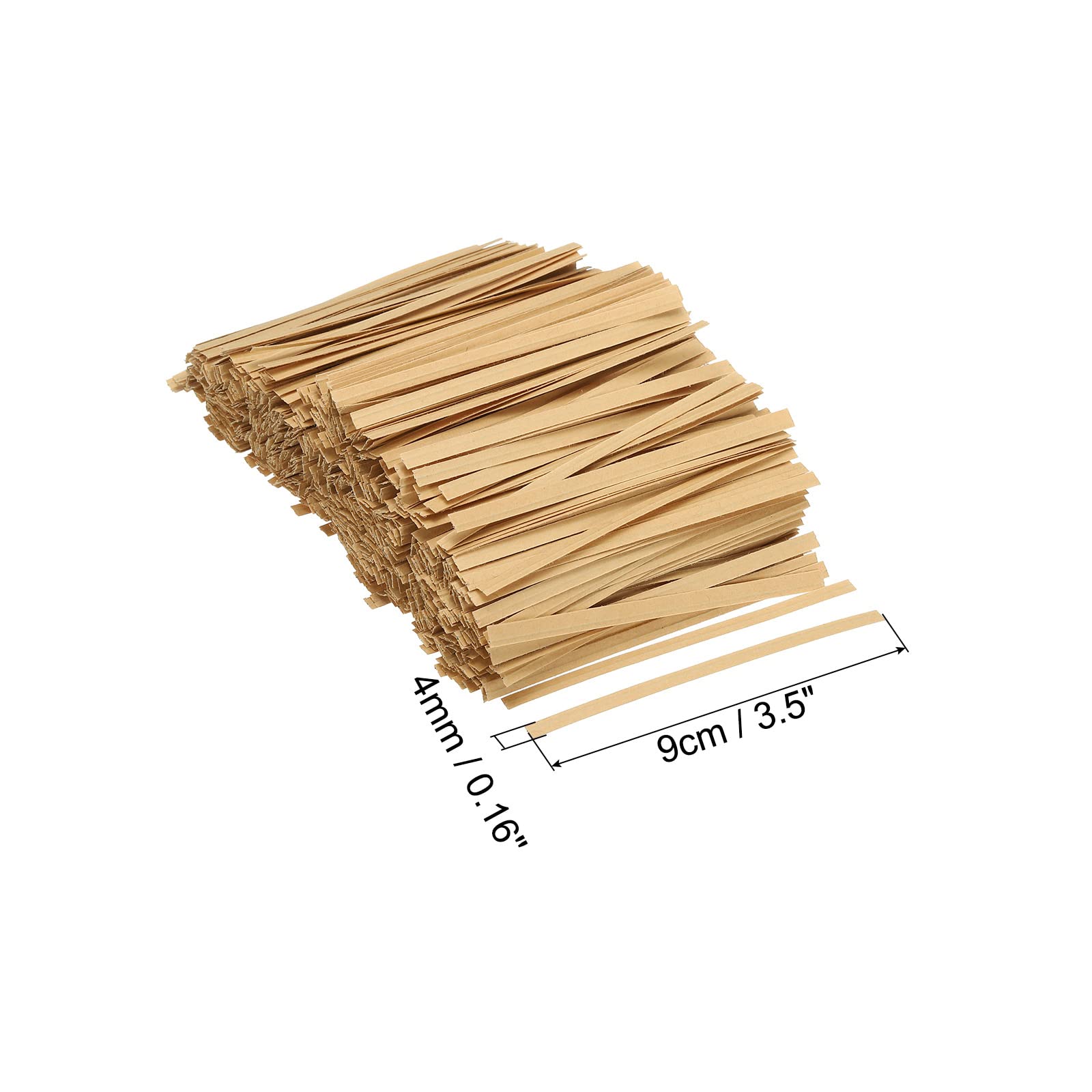 Attaches Torsadées 3.5" Papier Pour Fête Cadeau Vert Paquet