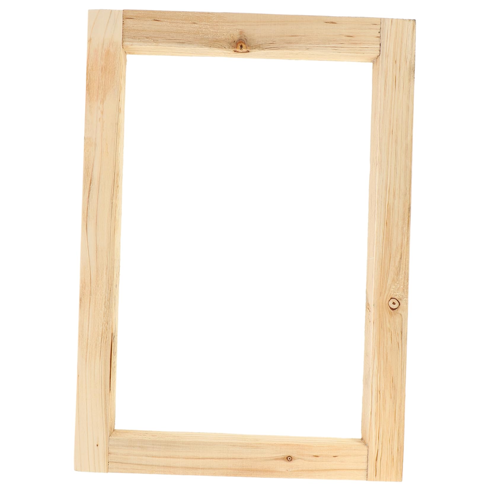 Cadre de sérigraphie en bois réutilisable pour des impressions DIY nettes